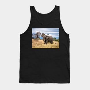 Elephant Waving At The Camera, Tarangire National Park, Tanzania Tank Top